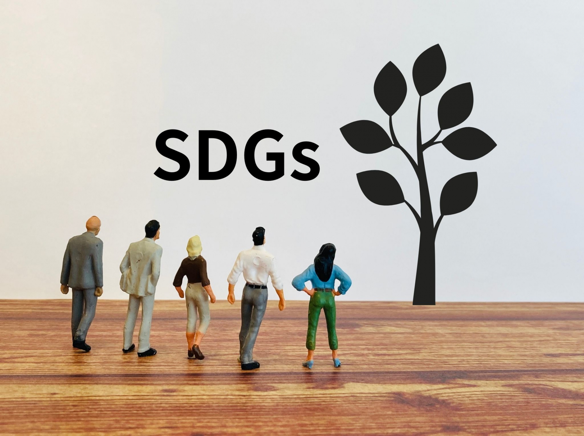 SDGsに取り組むビジネスパーソン — SDGs支援コンサルティングのイメージ